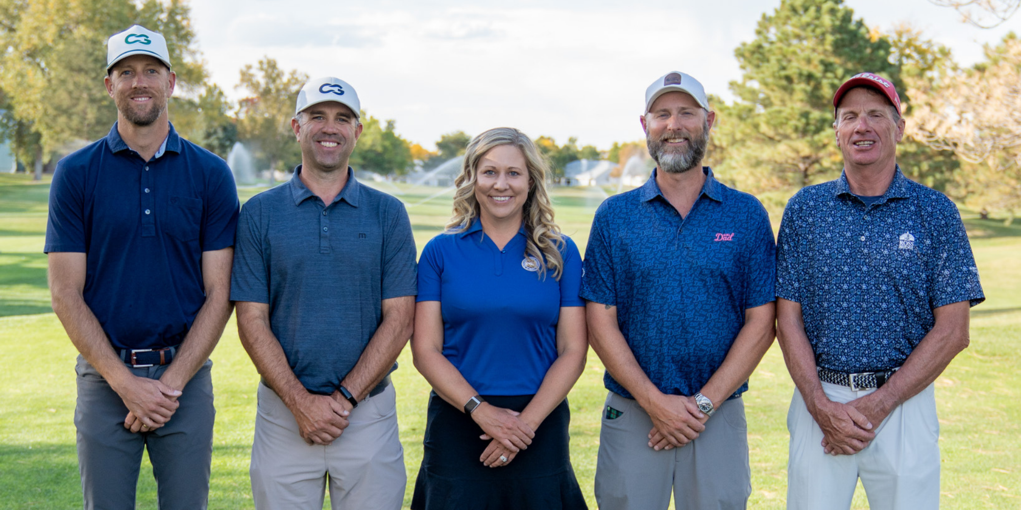 Colorado Golf Academy team photo on a green field.